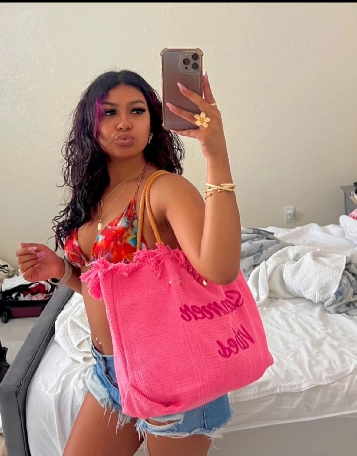 Summer Vibes Pink Bags- Brand Ambassadors